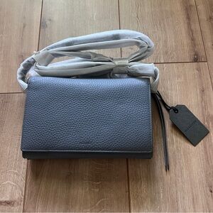 [NEW W/ TAGS] All Saints Fetch Leather Crossbody/Clutch Bag